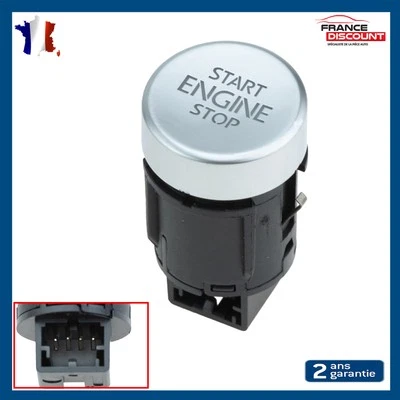 Bouton moteur Start Stop pour VW Tiguan diesel - 5N0 959 839 B 3Q7 - Photo 1/4