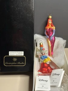 Vintage Christopher Radko Disney ROGER RABBIT & JESSICA Boxed Set LE Ornaments RARE - Bild 1 von 8