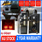 Smoked LED Rear Tail Lights Light Lamp For Nissan Patrol GU Y61 1997-2004 Pair
