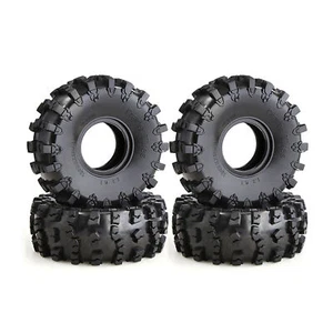 4pcs/set 2.2 Inch Tire Rubber Wheel Tires Parts for AXIAL 1/10 T4 RC Crawler Car - Picture 1 of 9