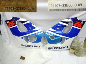Suzuki GSX-R750 Under Cowling L/R NOS Side Cover 94407-33E60 OEM 94408-33E60-0JW - Bild 1 von 13