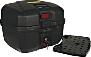 Emgo Motorcycle Travel Trunk 12" L x 16-1/2" W x 11" D Black Universal 72-32440 - Picture 1 of 1