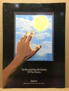 Anuncio impreso vintage de medallas olímpicas Jostens 1984 Marvin Mattelson mano cielo océano - Imagen 1 de 10