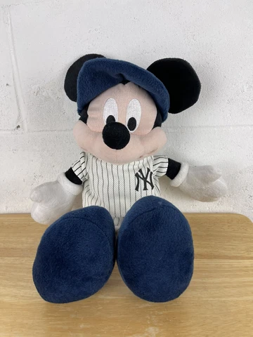 Disney Mickey Mouse New York Yankees Pinstripes Baseball MLB 16" Plush 2011 Cover