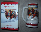 2010 Budweiser Christmas Holiday Stein, Dashing Through the Snow - new in box!