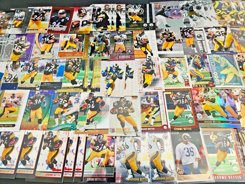 JEROME (THE BUS) BETTIS YOU PICK SEE SCANS OF EVERY CARD ROOKIES NSERTS LOT#1 - Image 1 of 1