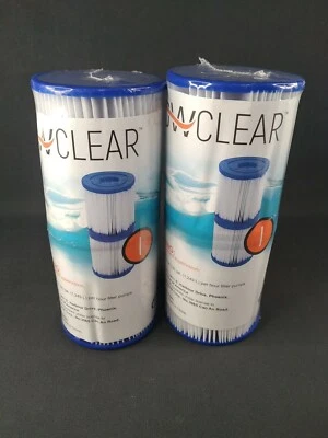 2 Pack Flow Clear Bestway Size I Filter Cartridge Pool Spa Pump 58093E - Image 1 of 4