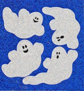 Sandylion Very Rare Glittery/Shiny Halloween Scarpbooking Stickers T30 VINTAGE - Picture 1 of 1