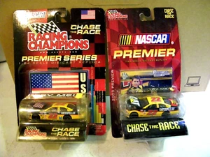 Two Racing Champions NASCAR Premier Series Chase The Race 1:64 Scale CAT #22 - Picture 1 of 2