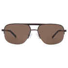 Timberland Brown Navigator Men's Sunglasses TB7173 49E 58 TB7173 49E 58
