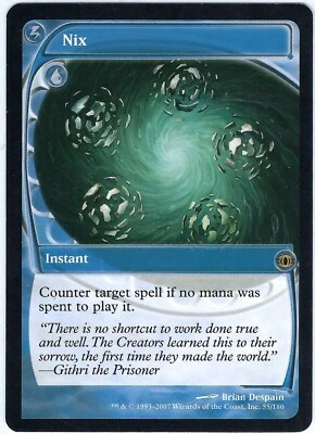 MTG Magic the Gathering Card - 1X Nix - Future Sight - Rare - Image 1 of 2