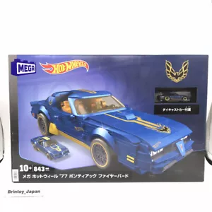 Ruote calde MATTEL MEGA '77 PONTIAC FIREBIRD 843 pezzi con 1 auto pressofusa Giappone - Foto 1 di 8