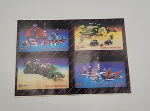 Vintage LEGO System Builder's Club Collectable Cards Unpunched Sheet 1993 Space - Picture 1 of 10