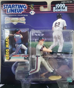 Nuevo 1999 Extendido Greg Maddux Braves MLB Salón de Inicio SLU Kenner Hasbro - Imagen 1 de 4