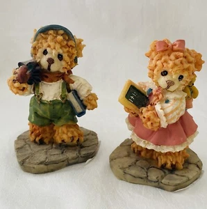 Figurina orsacchiotto famiglia Bearsley Jeremiah & Penelope 1996 ANCO House of Lloyd - Foto 1 di 6