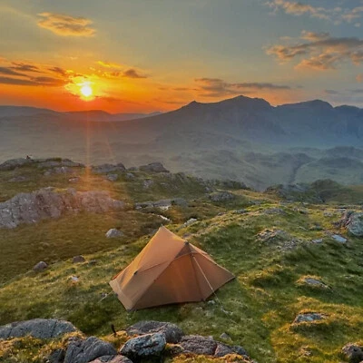 LANSHAN Ultralight 2 Person Outdoor Wild Camping Tent Lightweight 3 OR 4 Quarter - Bild 1 von 4