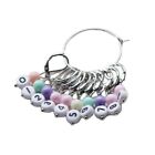 Acrylic Beads Stitching Marker Charm for Knitting Jewelry Making