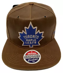 Zephyr NHL Toronto Maple Leafs "Dynasty" 5 Panel Flat Bill SnapBack Hat NWT - Picture 1 of 5