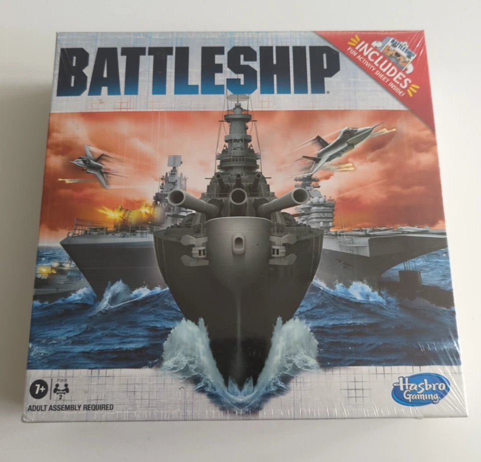 NEW BattleShip Board Game By Hasbro Gaming Includes Fun Activity Sheet USA Made - Image 1 of 4
