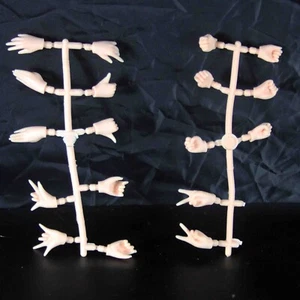 Pink Hands for 1/6 Blythe Doll BJD Articulated Body 9 pairs - Picture 1 of 2