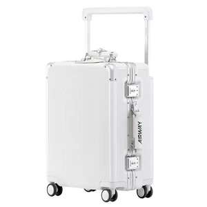 AIRWAY Titan Carry - Aluminium Frame Suitcase Carry-On Luggage 20 Inch - Picture 1 of 17