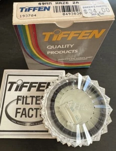 Tiffen 49mm Haze 2A Filter - NOS - Picture 1 of 3