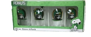 Snoopy Peanuts St. Patrick's Day 16oz 4er Pack Gläser - Bild 1 von 5