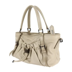 Burberry 2WAY Tote Bag Handtasche Leder Beige Schultertasche - Bild 1 von 9