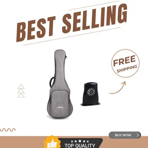 32" Ukulele Carry Case with Thick Padding & Extra Pocket for Accessories - Picture 1 of 10