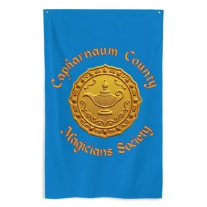 Capharnaum County Magicians Society Flag Bellairs Fan Art Barnavelt - Picture 1 of 1