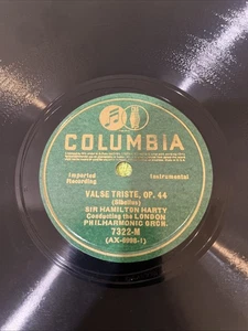 Sir Hamilton Hardy – 78 rpm Columbia 7322-M: Valse triste/Marche Militaire VG+ - Picture 1 of 4