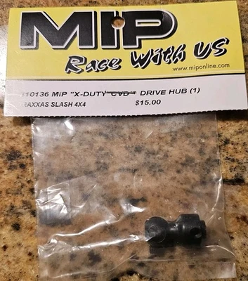 MIP 10136 X-Duty CVD Drive Hub Traxxas Slash 4x4 Rally Stampede XDuty 2 screws - Image 1 of 4