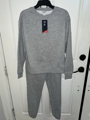 Reebok Classic основной комплект толстовка с капюшоном и тренировочные штаны серый вересковый мужской маленький новый - Изображение 1 из 4