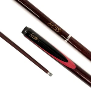 Grafex Graphite Pool Snooker Billiard Cue Supreme Burgundy Multi-Weight System - Picture 1 of 3