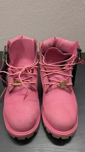 Stivali Timberland da uomo rosa impermeabili premium taglia 6,5 - Foto 1 di 17