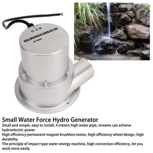 Portable Hydroelectric Generator Water Turbine Generator Hydro Power Station - Bild 1 von 15