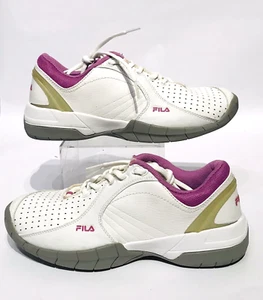 FILA Sneakers White and Lilac Womens Size US Size 7.5 Super Action - Picture 1 of 9