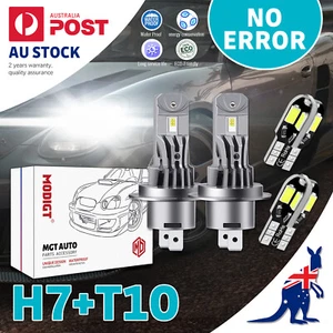 For VW Touareg 2003-2010 LED Headlight Globes Bulbs Low Beam Kit H7 Canbus Free - Picture 1 of 19