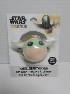 Star Wars - Mandalorian - The Child - Grogu - Lip Balm - Strawberry - Picture 1 of 4