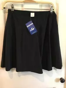 Swim skirt w/attached briefs Women's SZ 10 NWT BLACK HILOR - Picture 1 of 9
