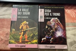 lotto Librogame LA VALLE DEI SOGNI n.2b + SFIDA PER IL TRONO n.1a 1°edizioni - Foto 1 di 1