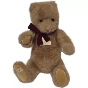 Vintage 1987 GUND B. Altmans 15" Teddy Bear Stuffed Plush Toy Collectible - Picture 1 of 13