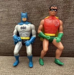 Vintage 1975 Batman Robin Mego Comic Action Heroes 3,75" Figur Pocket Superheroes - Bild 1 von 7