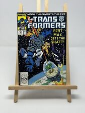 Transformers #39 (1988 Marvel Comics) Fort Max Gets The Shaft