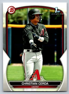 2023 1st Bowman #BP-56 Christian Cerda Arizona Diamondbacks Baseball Card - Picture 1 of 2