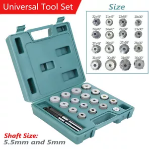 Universal Valve Seat Reamer Motorcycle Repair Cutter Valve Tool Set - Picture 1 of 9