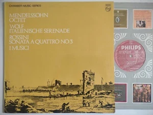 I MUSICI PLAY MENDELSSOHN OCTET WOLF SERENADE ROSSINI STRING SONATA PHILIPS 3640 - Picture 1 of 4