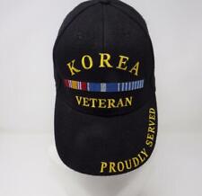 KOREA VETERAN ( MEDAL RIBBONS ) EMBROIDERED BASEBALL CAP