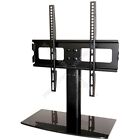 Universal Tabletop TV Pedestal Stand with Brackets