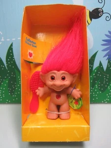 JAN-JAN (#3) - 3" Ace Treasure Troll Doll - NEW IN PACKAGE - HEART NAVEL STONE - Picture 1 of 11